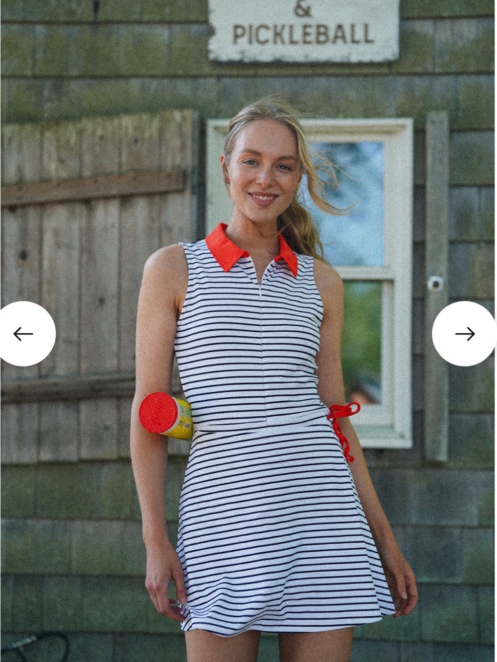 Smith & Quinn Navy Stripe Athletic Dress